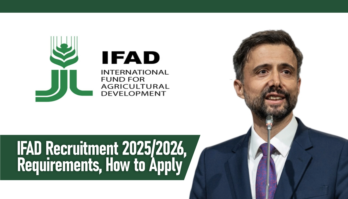 IFAD Recruitment 2025/2026 Application Form Portal