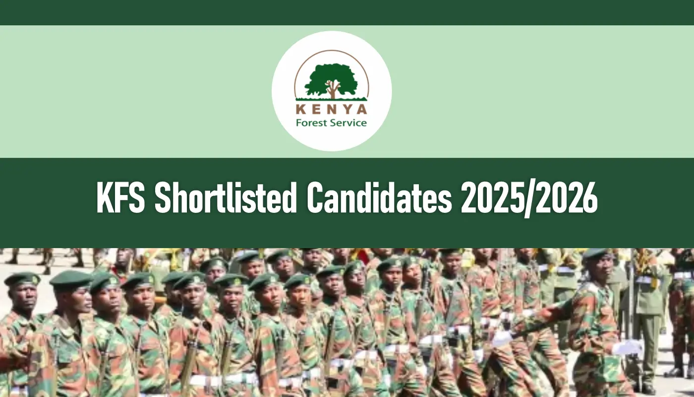 KFS Shortlisted Candidates 2025/2026 Recruitment PDF Download