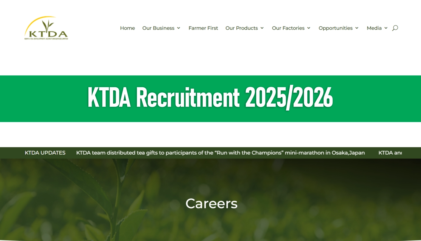 KTDA Recruitment 2025/2026 Application Form Portal