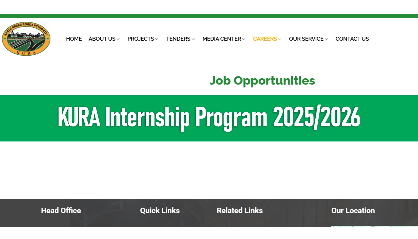 KURA Internship 2025/2026 Application Form, Requirements, Portal