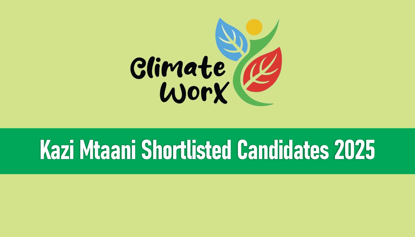 Kazi Mtaani Shortlisted Candidates 2025/2026 PDF is Out