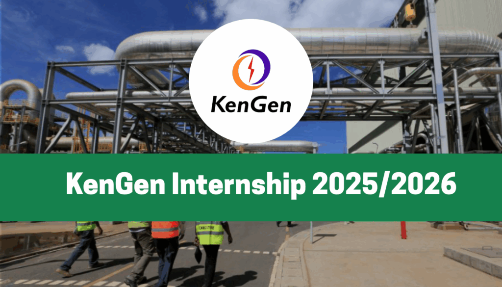 KenGen Internship 2025/2026 Online Application Form Portal
