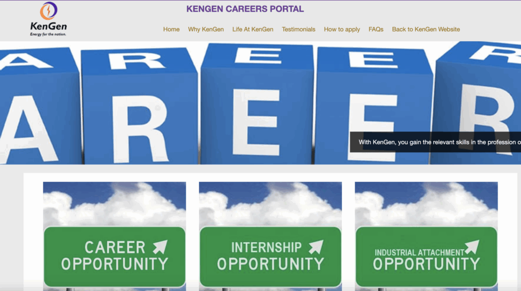 KenGen Internship 2025/2026 Online Application Form Portal
