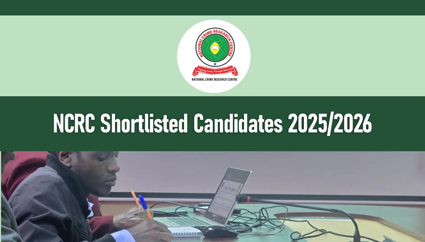 NCRC Shortlisted Candidates 2025/2026 PDF Download Full List