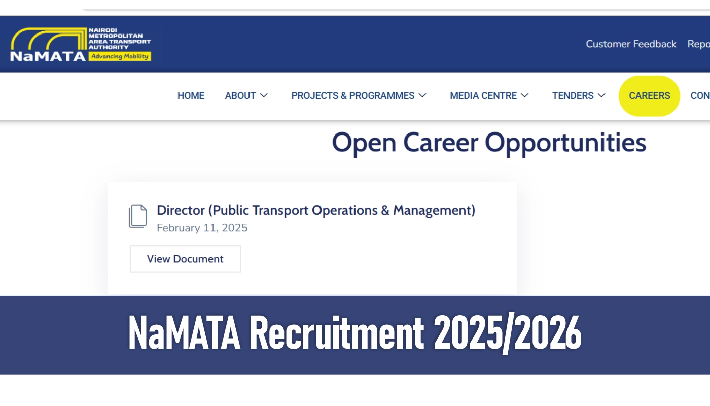 NaMATA Recruitment 2025/2026 Jobs Application Form Portal