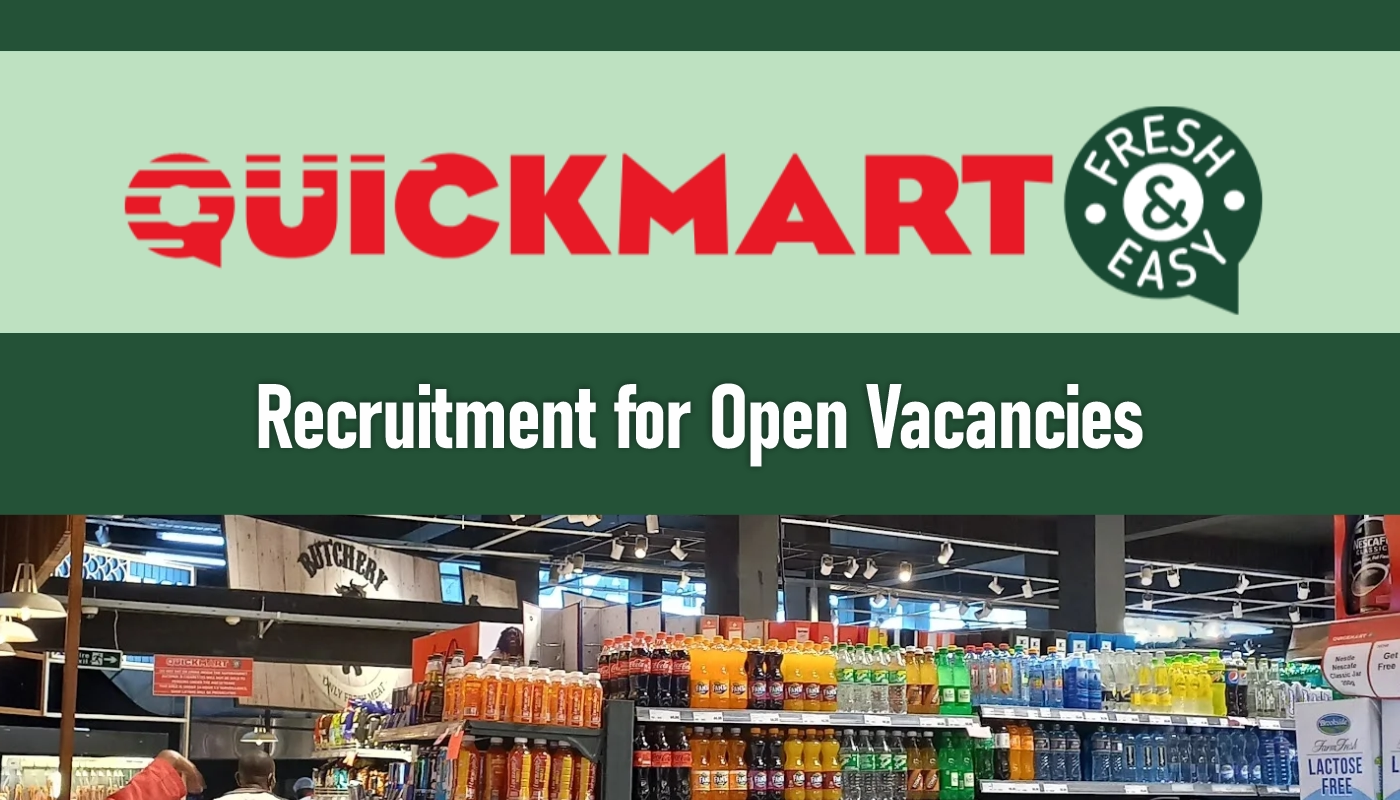 QuickMart Supermarket Jobs 2025/2026 Recruitment Portal