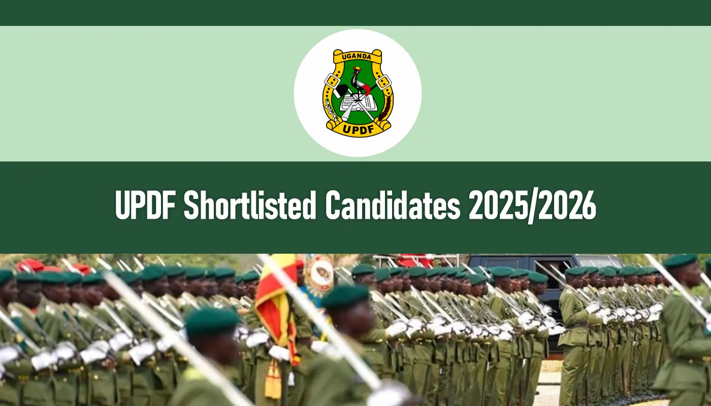 UPDF Shortlisted Candidates 2025/2026 PDF Download for All Districts