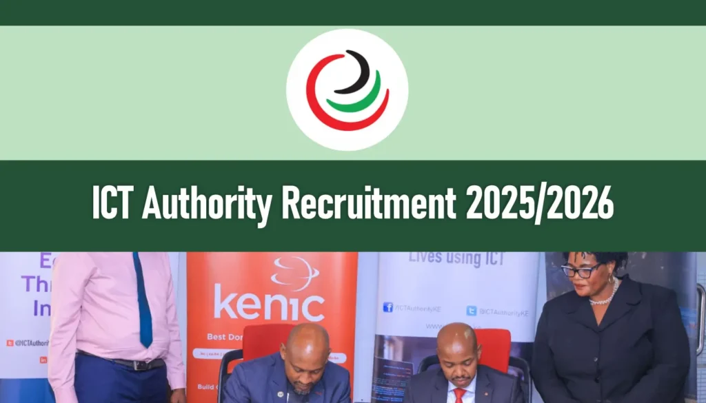 ICT Authority Recruitment 2025/2026 Application Form Portal