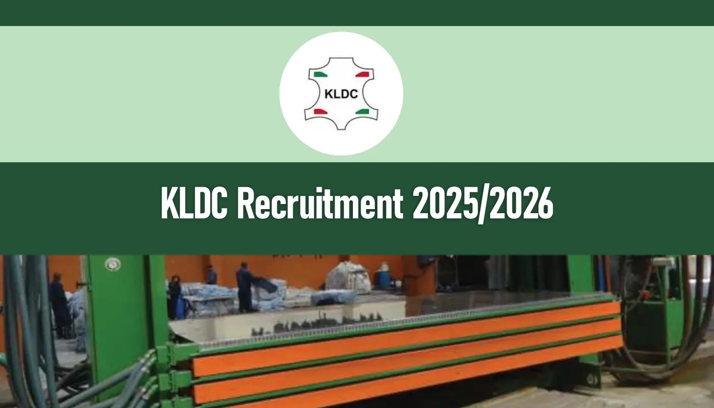 KLDC Recruitment 2025/2026 Jobs Application Form Portal