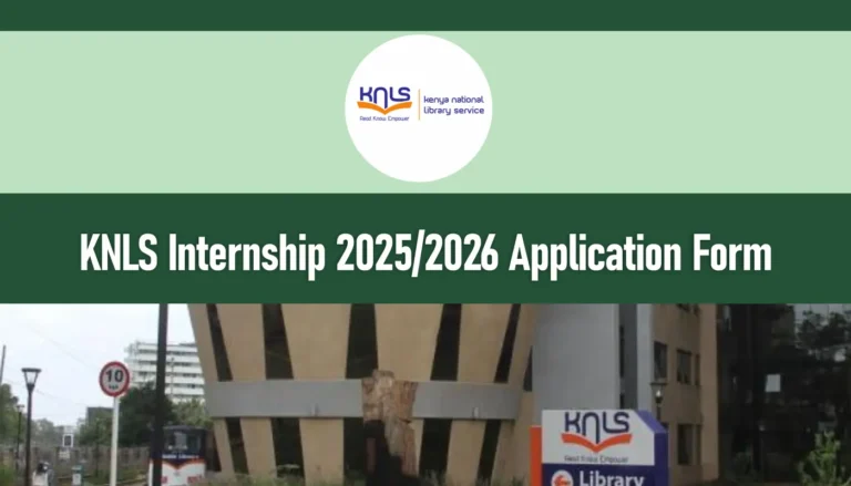 KNLS Internship 2025/2026 Dates, Criteria, Application Form Portal