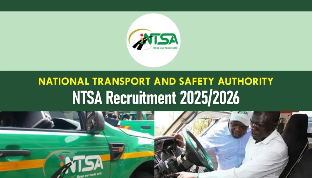 NTSA Recruitment 2025/2026 Job Vacancies Career Portal