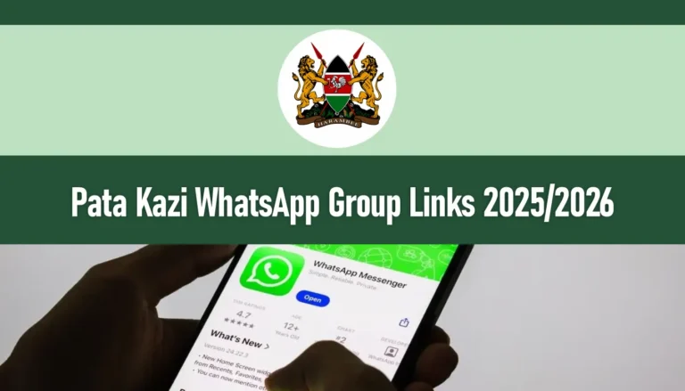 Pata Kazi WhatsApp Group Links 2025: Latest Job Alert Groups in Kenya