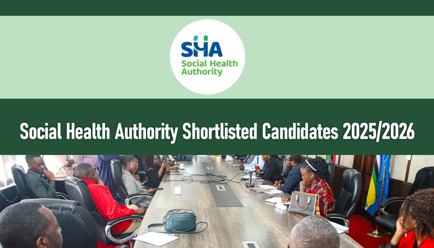 Social Health Authority Shortlisted Candidates 2025 Recruitment List PDF