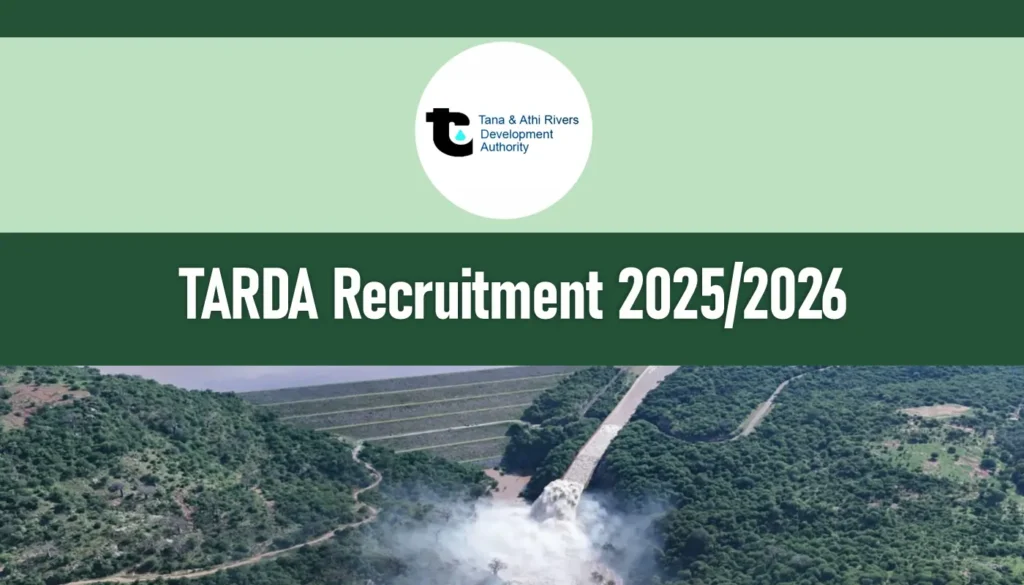 TARDA Recruitment 2025/2026 Dates, Requirements, Application Form
