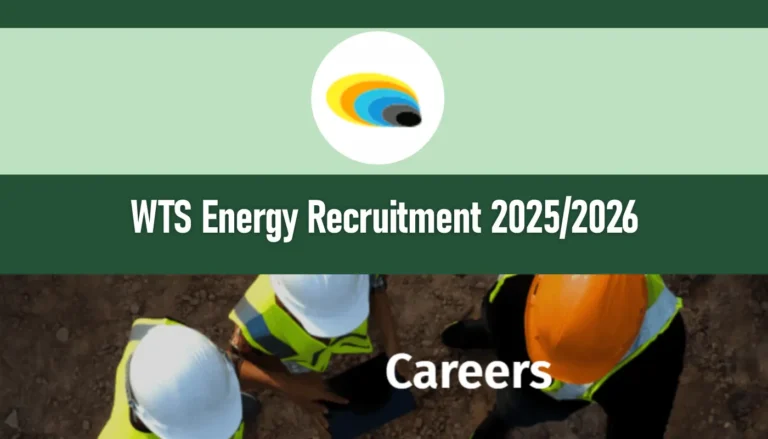 WTS Energy Recruitment 2025/2026 Application Form Portal