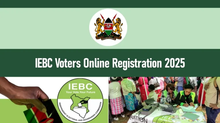 IEBC Voters Registration 2025 Steps | Online Verification & Status