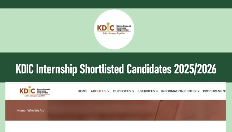KDIC Internship Shortlisted Candidates 2025 PDF List is Out