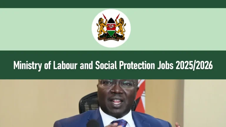 Ministry of Labour and Social Protection Recruitment 2025/2026 Jobs Portal