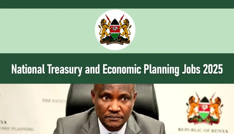 National Treasury and Economic Planning Recruitment 2025 Jobs Career Portal