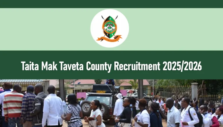 Taita Mak Taveta County Recruitment 2025/2026 Jobs Application Portal