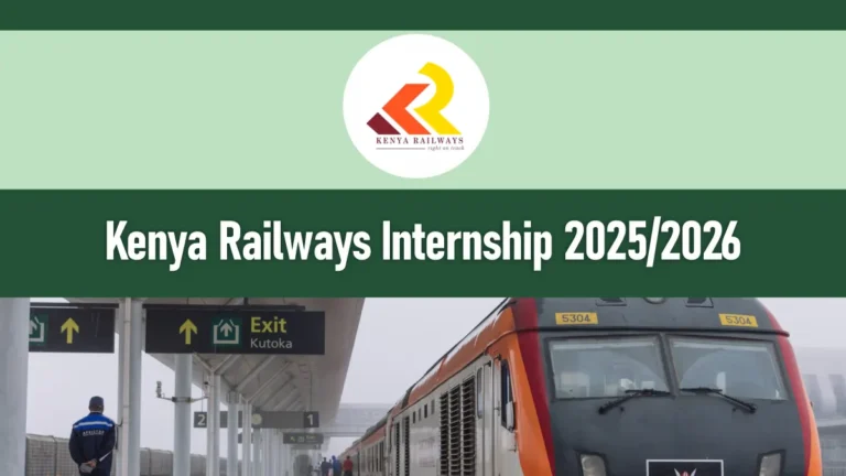 Kenya Railways Internship 2025/2026 Application Form Portal