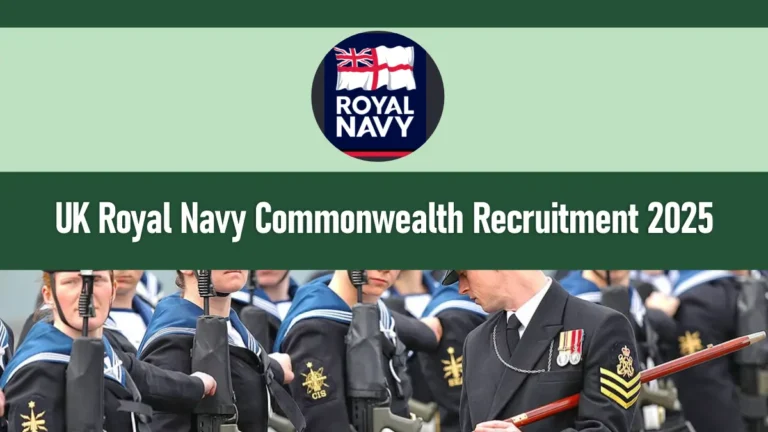 UK Royal Navy Commonwealth Recruitment 2025/2026 Jobs Portal
