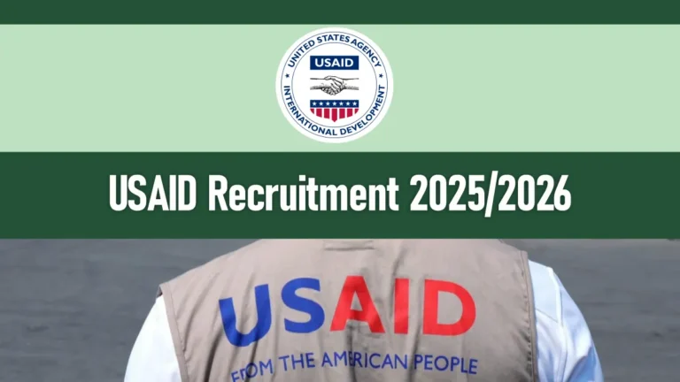 USAID Recruitment 2025/2026 Application Form Portal
