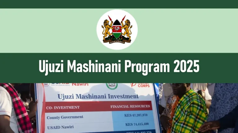Ujuzi Mashinani Program 2025/2026 Application Form Portal