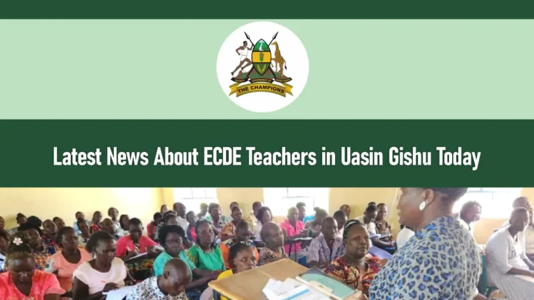 Latest News About ECDE Teachers in Uasin Gishu Today 2025