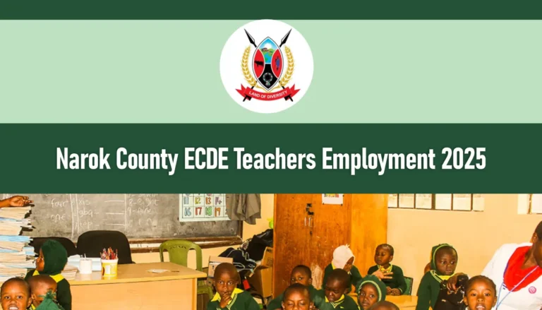 Narok County ECDE Teachers Employment 2025/2026 Application Portal
