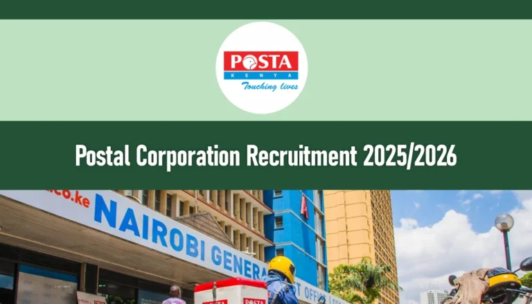 Postal Corporation Recruitment 2025/2026 Application Form Portal